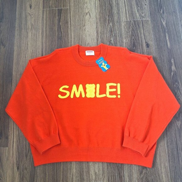 NWT Haribo Knitted Orange Medium Thickness Stretchy Pullover Size 2X Rayon Blend - Picture 8 of 8